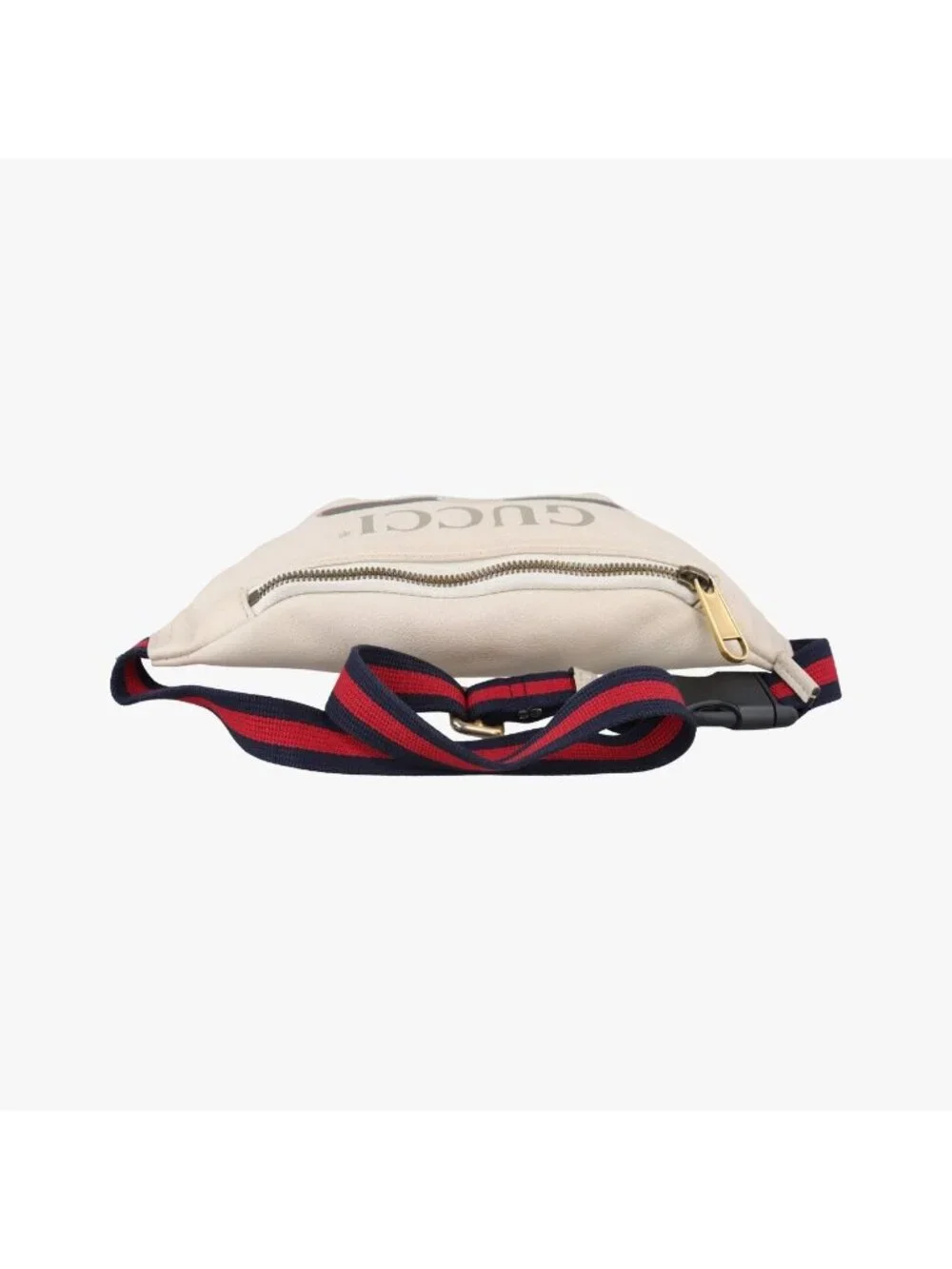 Gucci Print White Leather Handbag
